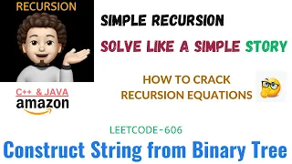 Construct String from Binary Tree Amazon Leetcode 606