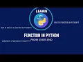EP-16 FUNCTION IN PYTHON PYTHON SERIES