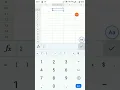 How to autofill with numbers in Google sheets on Android