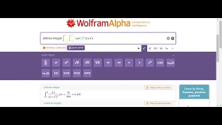 Using Wolfram Alpha in Definite Integral Part 2