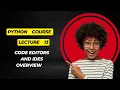 Lecture 13 Code editors and IDEs overview