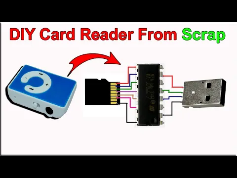 Download MP3 How To Make Card Reader at Home, DIY Micro SD Card Reader, Make Micro Sd card Reader from MP3 Player