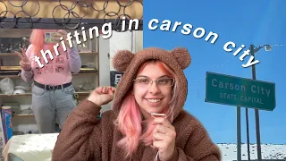 weekend vlog thrifting slumber party visiting carson city