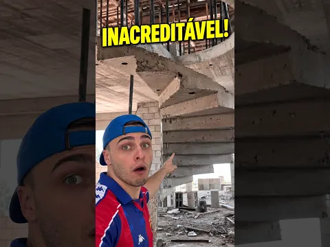 Isso é uma ESCADA ou um ESCORREGADOR? 🧐 #humor #obra #construção