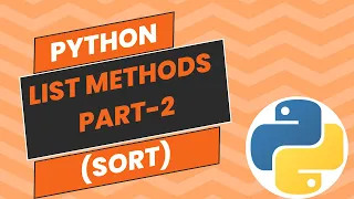 List Methods in Python-Part-2 - sort Python Tutorial in Tamil for Beginners