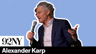 Palantir CEO Alexander Karp: I don't think in win/lose, I think in domination
