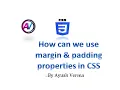 CSS Tutorial Part - 7 How to use margin padding properties in CSS Very easily in Hindi