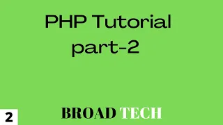 Return statement in PHP Tutorial 02 Broad Tech