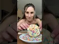Confetti cookie ice cream sandwich