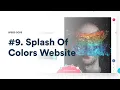 Splash Of Colors Website UI To Code Speed Code