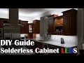 Complete DIY Cabinet LED Accent Light SOLDERLESS Installation with FlexFire RGBW LEDs