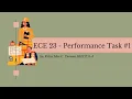 ECE23 - PERFORMANCE TASK Kriza Tormon