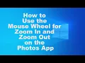 How to Use the Mouse Wheel for Zoom In and Out on the Photos App
