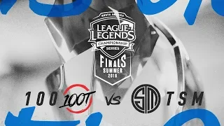 100 vs. TSM | Third Place Game 5 | NA LCS Summer Playoffs | 100 Thieves vs. TSM (2018)