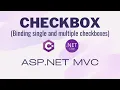 Bind Checkbox ASP NET Core C - Create Single and Multiple Checkbox Dynamically ASP NET Core C