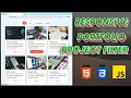 Responsive Portfolio Project Filter using HTML CSS JS Filter Image Gallery Category Filter