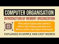 16 Byte Addressable Memory Word Addressable Memory and Endian Mechanism COA CRACK GATE CSE