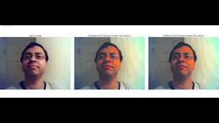 Color Image Halftoning Ordered Dither patterns Cluster Bayer CMYK colorspace python