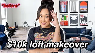 EXTREME HOME MAKEOVER! $10k budget bachelor loft