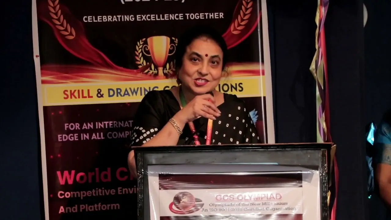 GCS OLYMPIADS Award Ceremony - Mrs. Harshala Jaisinghani