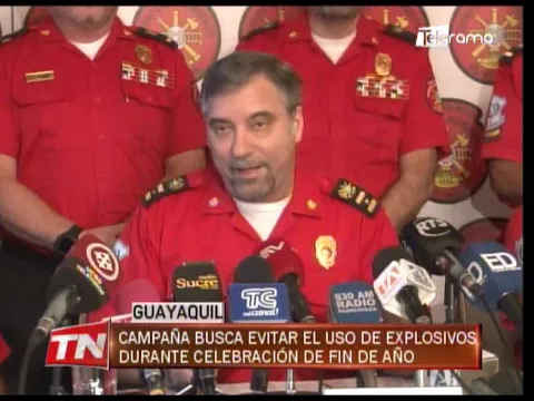 Campaña busca evitar el uso de explosivos durante celebración de fin de año