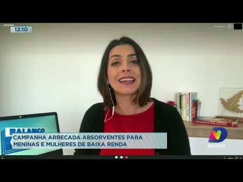 Campanha arrecada absorventes para meninas e mulheres de baixa renda