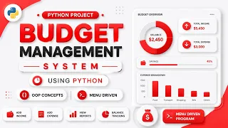 Budget Management System Using Python OOP Menu-Driven Complete Python Project for Beginners