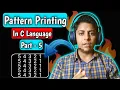 Pattern Printing Tutorial C language Part - 5 Logic Building