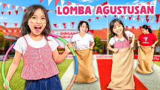 Lomba 17 Agustus di sekolah 😍 Leika menang banyak?? 