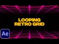 3D Retro Grid Tutorial in After Effects Motion Graphics