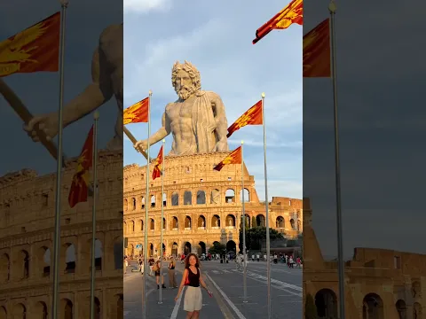Rome keeps history alive.. 🏛️🌹 #vfx #cgi #3d #rome