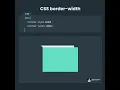 Learn CSS Border Width in 12 Seconds