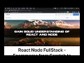 MERN STACK React Node Multi User Blogging Platform - A Real World Project The Ultimate Course