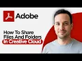 How to Share Files and Folders in Adobe Creative Cloud 2026 Full Guide