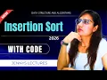 Insertion Sort Theory Code with Complexity Analysis