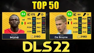 top 50 the best dls 22 flyers top midfielders in dream league soccer 2022