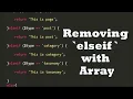 PHP - How to remove elseif with Array Code Optimization