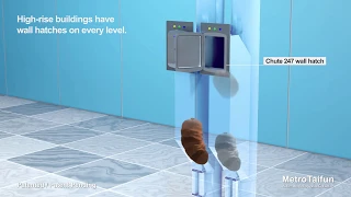 MetroTaifun Standard Chute 247 for modern and easy life in highrise buildings