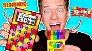 DIY Edible School Supplies!!! *FUNNY PRANKS* Back To School! Learn How To Prank using Candy \u0026 Food