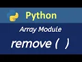 remove method Python in Hindi