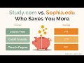 Study com vs Sophia which actually saves you more WGU Accelerators