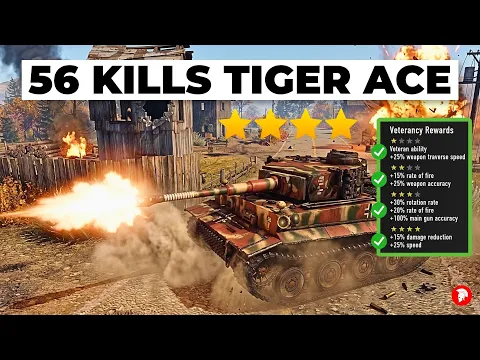 56 Kills 4 Star Elite Tiger ACE! - 4vs4 - Afrikakorps - Company of Heroes 3