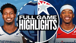 GRIZZLIES At WIZARDS FULL GAME HIGHLIGHTS December 8 2024 