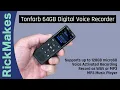 Tonfarb 64GB Digital Voice Recorder