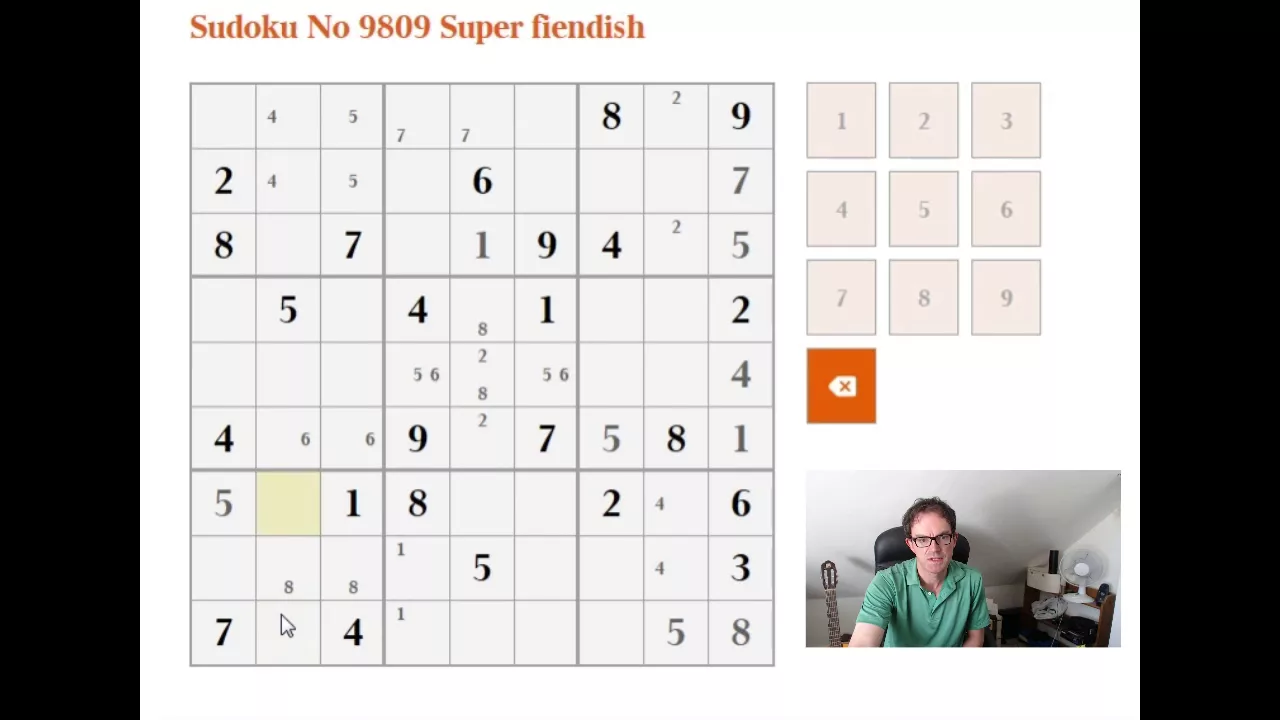 Getting to grips with a Super-Fiendish sudoku