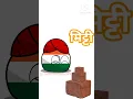Lagu Clay in different language || CB #tarkisiaball #countryballs #shorts