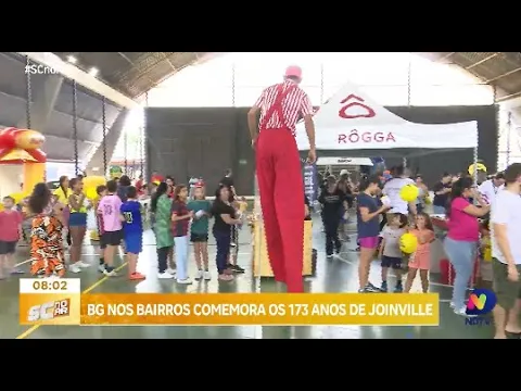 Aniversário de 173 anos de Joinville é celebrado com evento BG nos bairros