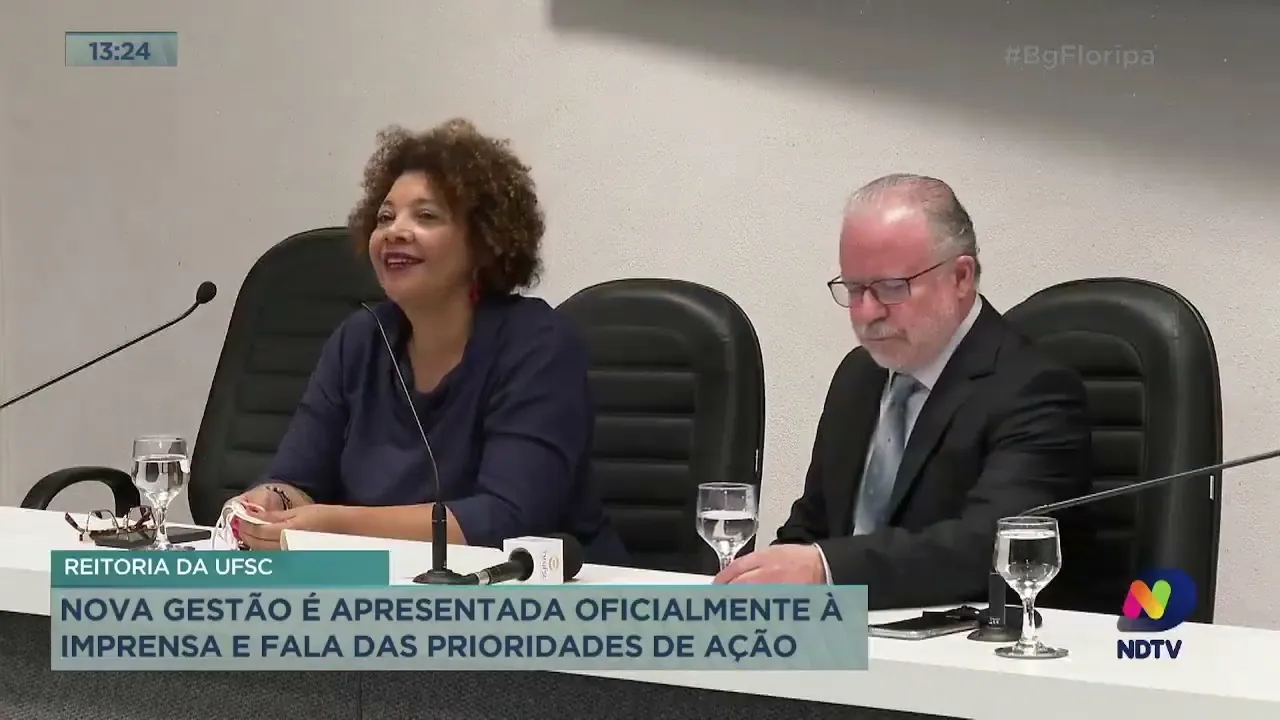 Reitoria da UFSC: nova gestão é apresentada oficialmente à imprensa