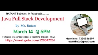 Java Complete package By Mr Ratan 73300886699 https meet goto