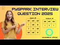 PySpark Interview 2025 Transform Nulls to Counts Live Demo